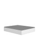 Lit coffre relevable Nest Blanc 150x190 - fanmuebles