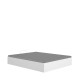 Stauraumbett klappbar Nest 135x190 Weiß - fanmuebles