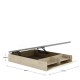 Comprar Sommier Sapateira Lan 150x190 Natural