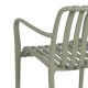 SILLA VERDE POLIPROPILENO EXTERIOR 56 X 57 X 81 CM