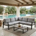 Rinconera Thais Gris Claro - Grafito 195 x 73.6 x 195 cm