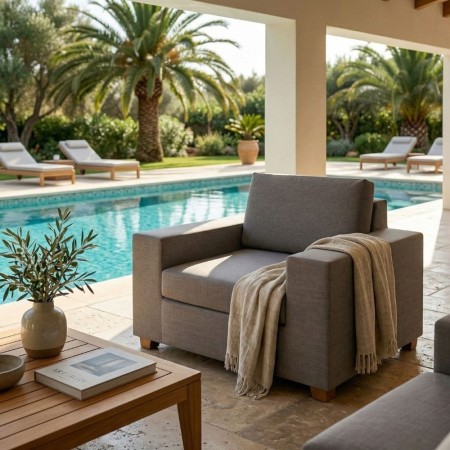1-Sitzer Terrassensessel IO Taupe