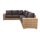 Divano Angolare Esterno Saba Rattan 246x246