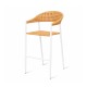 Barhocker Stapelbar Niva Weiß Rattan Aluminium | fanmuebles