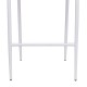Barhocker Stapelbar Niva Weiß Rattan Aluminium | fanmuebles