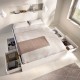 Kaufen Sie Bett mit 4 Schubladen Alice 150x190 Weiß bei fanmuebles