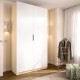 Armadio Emax Bianco e Rovere Chiaro 2 Ante Battenti - fanmuebles