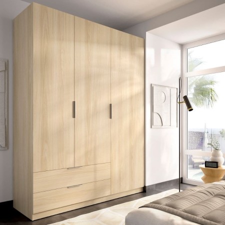 Armadio 3 Ante e 2 Cassetti Emax Rovere - fanmuebles