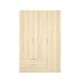 Armoire 3 portes et 2 tiroirs Emax Chêne - fanmuebles
