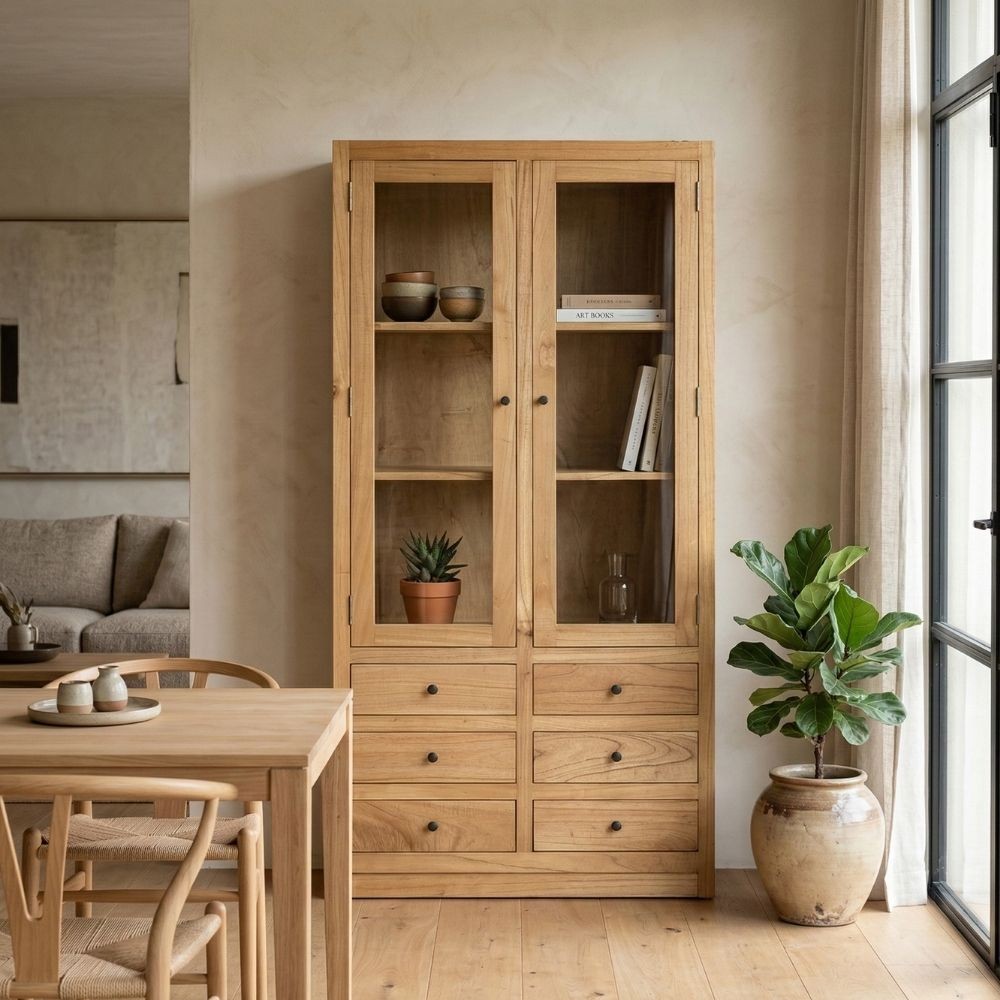 Vitrina Natural 90 x 180 x 40 cm