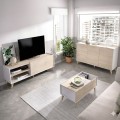 Conjunto Sala Ness 6B Branco Natural