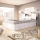 Letto 4 cassetti Ten Bianco Naturale spedizione gratuita Italia