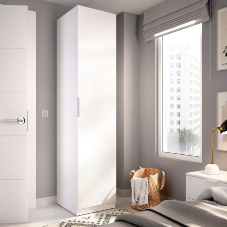 Armadio Emax Bianco Opaco 1 Anta Battente 45 cm - fanmuebles