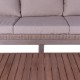 Divano Esterno Patsy Rattan Legno Naturale