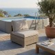 1 Sitzer Outdoor Sofa Marlene Rattan Taupe