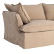 Sofá 3 Plazas Beige 221 x 72 x 103 cm
