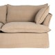 Sofá 3 Plazas Beige 221 x 72 x 103 cm