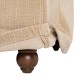 Sofá 3 Plazas Beige 221 x 72 x 103 cm