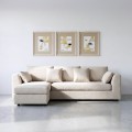 SOFÁ CHAISE LONGUE IZQ./DCHA. CREMA 260 X 164 X 76 CM