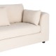 Sofá Chaise Longue Crema 260 x 76 x 146 cm