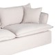 Sofá 3 Plazas Crema 221 x 72 x 103 cm