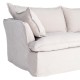 Sofá 3 Plazas Crema 221 x 72 x 103 cm