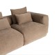 Sofá Chaise Longue Beige 307 x 81 x 202 cm