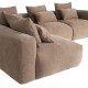Sofá Chaise Longue Beige 307 x 81 x 202 cm