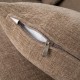 Sofá Chaise Longue Beige 307 x 81 x 202 cm