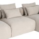 Sofá Chaise Longue Crema 307 x 81 x 202 cm