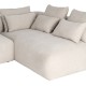 Sofá Chaise Longue Crema 307 x 81 x 202 cm