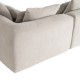 SOFÁ CHAISE LONGUE DERECHA CREMA TEJIDO 307 X 202 X 81 CM