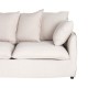 Sofá Chaise Longue Beige 254 x 84 x 158 cm