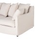 Sofá Chaise Longue Beige 254 x 84 x 158 cm