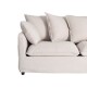 Sofá Chaise Longue Beige 252 x 84 x 158 cm