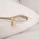 Sofá Chaise Longue Beige 252 x 84 x 158 cm