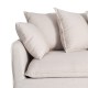 SOFÁ CHAISE LONGUE BEIGE DM-TEJIDO SALÓN 252 X 158 X 84 CM