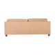 SOFÁ 3 PLAZAS OCRE TEJIDO-MADERA 221 X 90 X 87 CM
