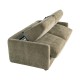 SOFÁ CAMA VERDE DM-METAL SALÓN 194 X 104 X 76 CM