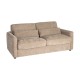 Sofá Taupe 194 x 88 x 104 cm