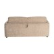 Sofá Taupe 194 x 88 x 104 cm