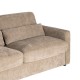 Sofá Taupe 194 x 88 x 104 cm