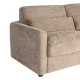 Sofá Taupe 194 x 88 x 104 cm