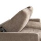 Sofá Taupe 194 x 88 x 104 cm