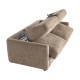 Sofá Taupe 194 x 88 x 104 cm
