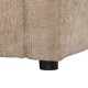 Sofá Taupe 194 x 88 x 104 cm