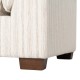 Sofá 4 Plazas Rayas Crema 282 x 71 x 101 cm