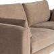 Sofá 3 Plazas Marrón Claro 229 x 88 x 92 cm