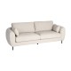 Sofá 3 Plazas Crema 229 x 88 x 92 cm