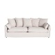 Sofá 3 Plazas Beige 212 x 76 x 104 cm